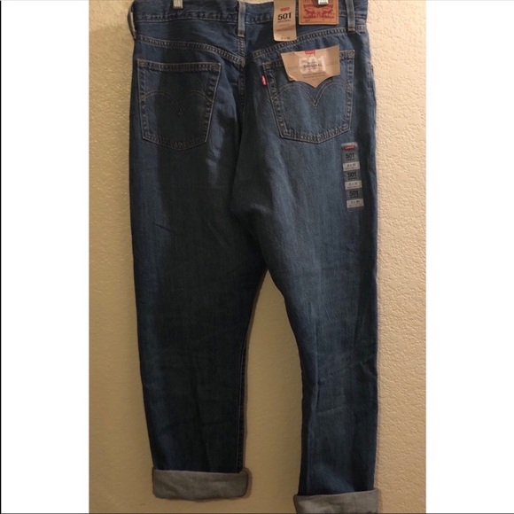 Levi’s 501 straight leg distressed jeans NWT - Picture 8 of 8